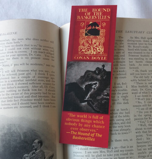 Hound of the Baskervilles Bookmark