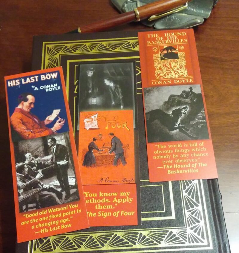 Sherlock Holmes Bookmark set