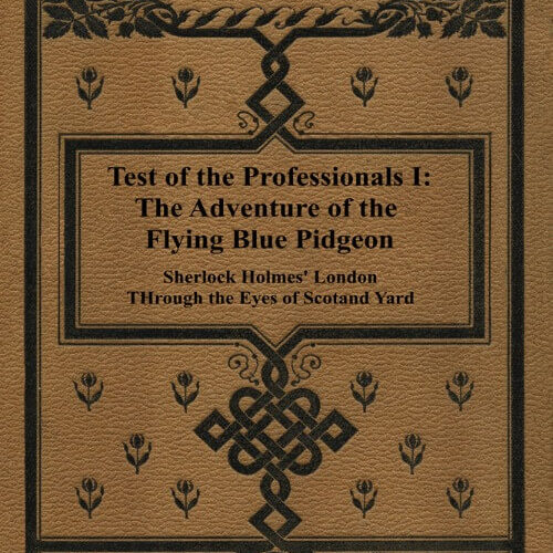 Test of the Professionals I- The Adventure of the Flying Blue Pidgeon by Marcia Wilson