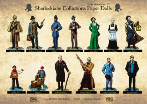 Sherlock Holmes paper dolls
