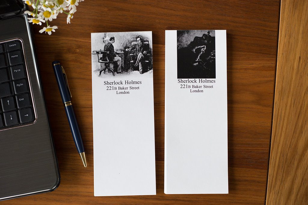 Sherlock Holmes and Watson Notepads (V)