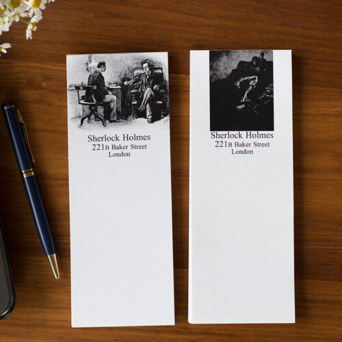 Sherlock Holmes and Watson Notepads (V)