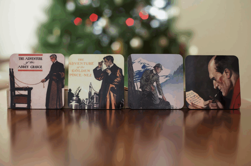 sherlock holmes coasters