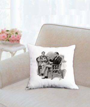 Sherlock and Watson Pillow