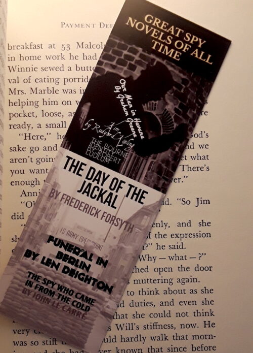 Great Spy Novels Bookmark