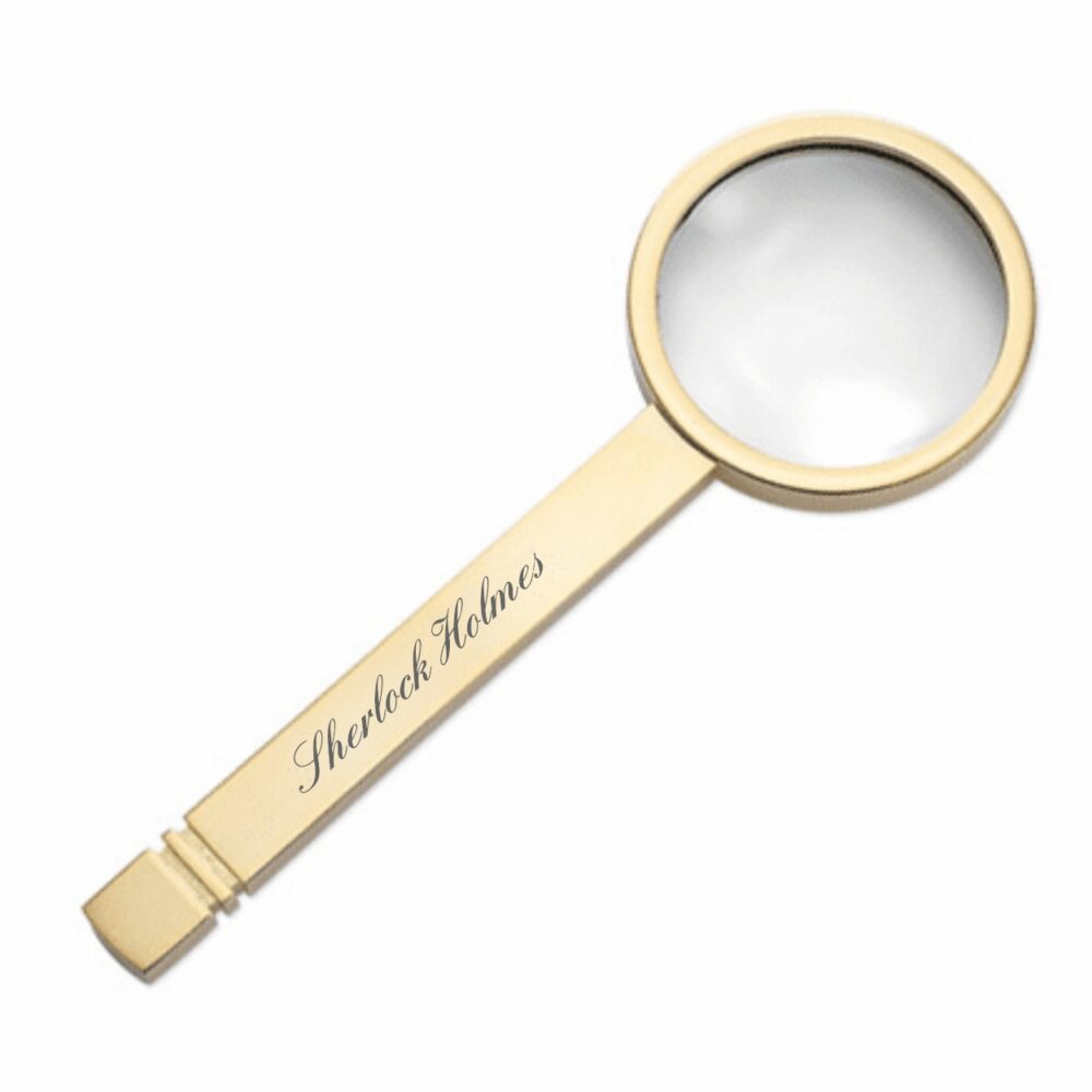 Sherlock Holmes Brass Magnifying Glass