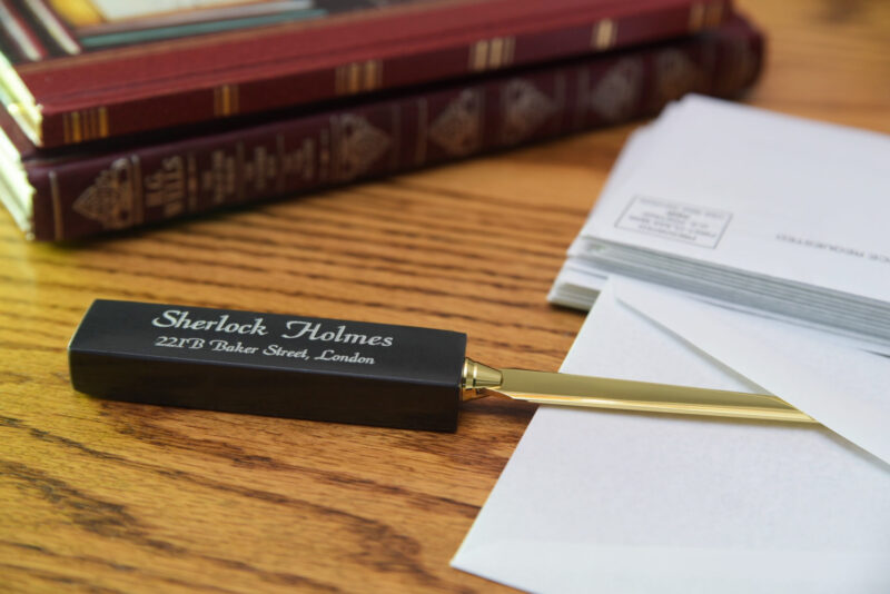 Great Detective Marble Letter Opener