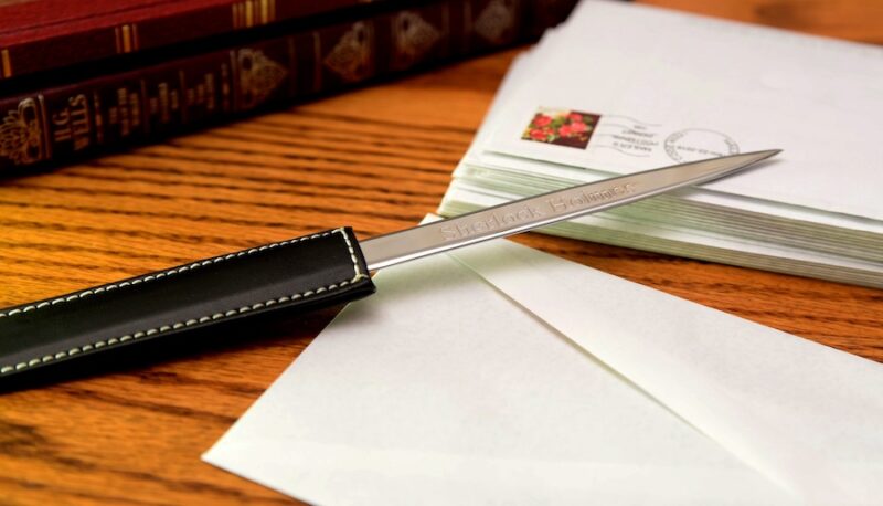 Sherlock Holmes Marble Letter Opener
