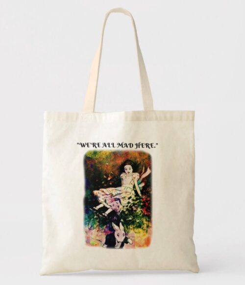 Alice in Wonderland Tote Bag