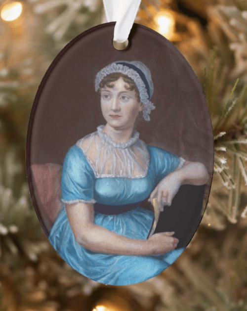 Jane Austen Ceramic Ornament