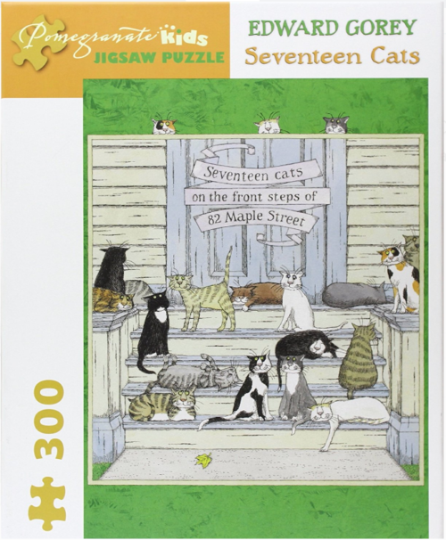 Seventeen Cats 300-Piece Jigsaw Puzzle