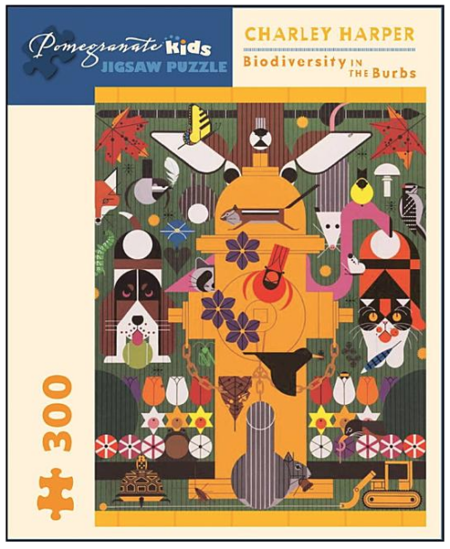 Puzzle-Charley Harper Biodiver (Pomegranate Kids Jigsaw Puzzle)