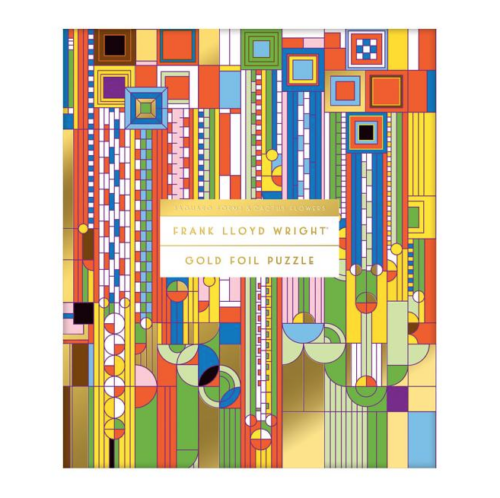 Frank Lloyd Wright Saguaro Cactus and Forms Foil Stamped 1000 Piece Puzzle