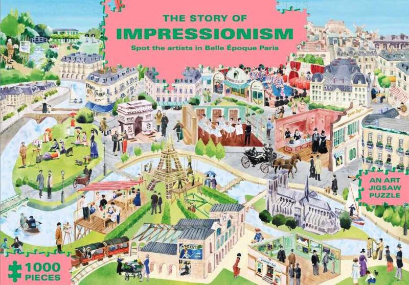 The Story of Impressionism (1000-Piece Art History Jigsaw Puzzle): Spot the Artists in Belle Époque Paris