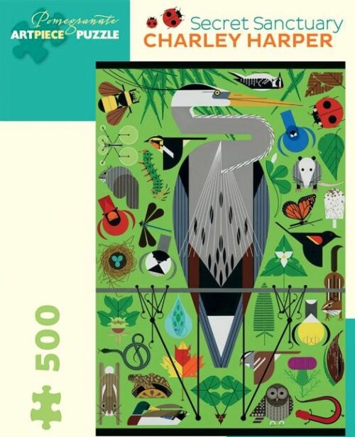 Charley Harper: Secret Sanctuary 500-Piece Jigsaw Puzzle