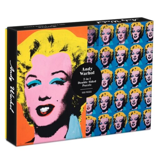 Warhol Marilyn 500 Piece Double Sided Puzzle