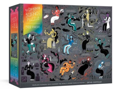 Women in Science Puzzle: Fearless Pioneers Who Changed the World 500-Piece Jigsaw Puzzle & Poster