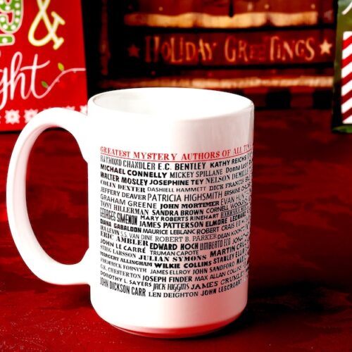 Greatest Mystery Authors of all Time Coffee Mug