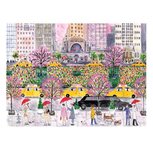 Michael Storrings Spring on Park Avenue 1000 Piece Puzzle