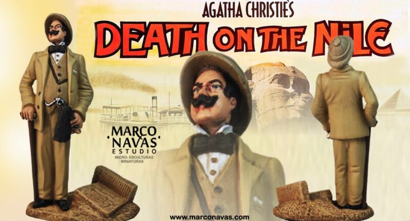 Hercule Poirot Death on the Nile Figurine