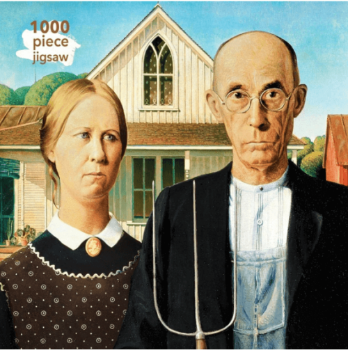 1000-Piece Jigsaw Puzzle: Grant Wood's "American Gothic"