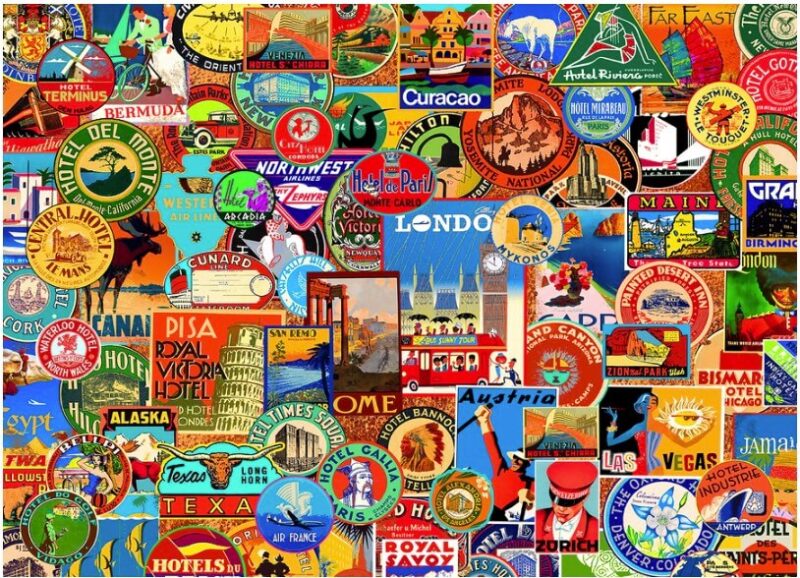 World of Travel 1000-Piece Puzzle