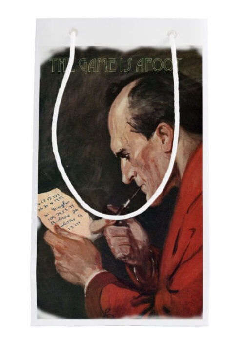 Sherlock Holmes "The Game is Afoot" Gift Bag