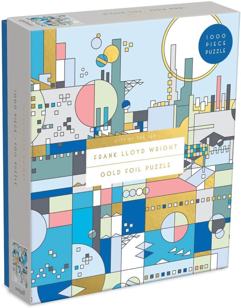 Frank Lloyd Wright City by the Sea 1000 Piece Foil Puzzle