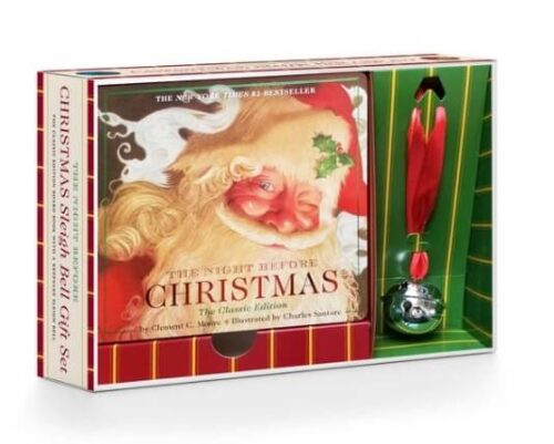 The Night Before Christmas gift set is perfect with a book and bell