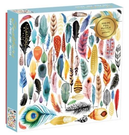 Feathers 500 Piece Foil Puzzle