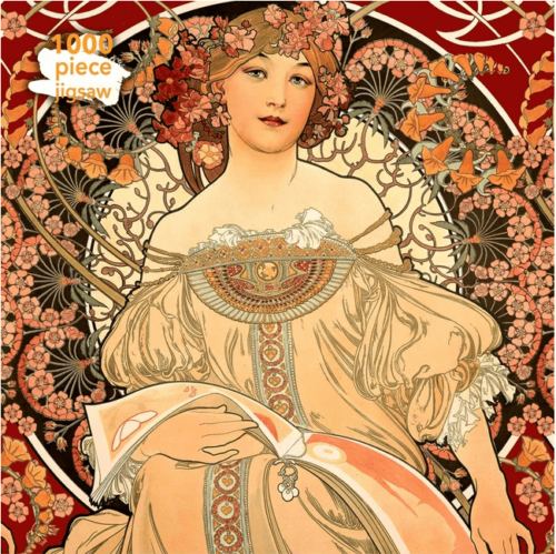 Mucha's "Reverie" Jigsaw Puzzle