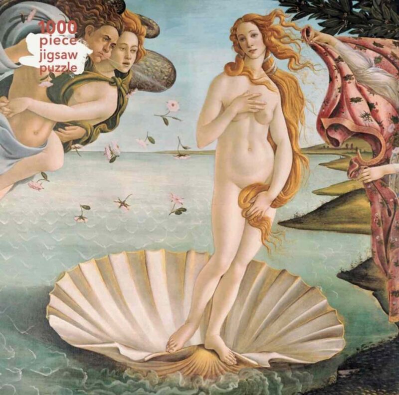 1000-Piece Jigsaw Puzzle: Sandro Botticelli's "The Birth of Venus"