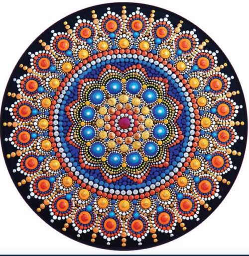 Magical Mandala 1000 Piece Round Jigsaw Puzzle
