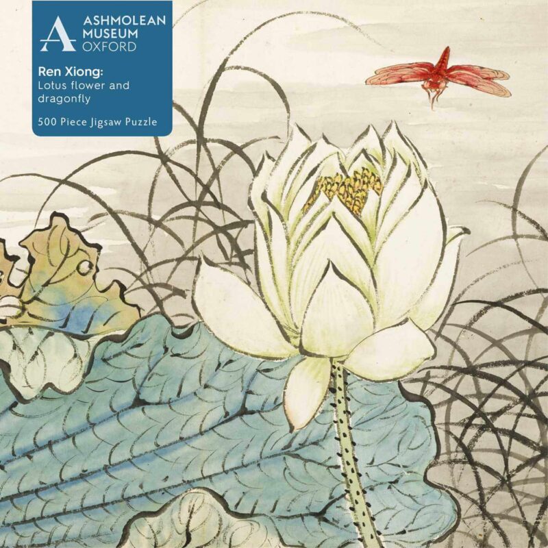 Ren Xiong: "Lotus Flower and Dragonfly" 500-Piece Jigsaw Puzzle (Ashmolean Museum)