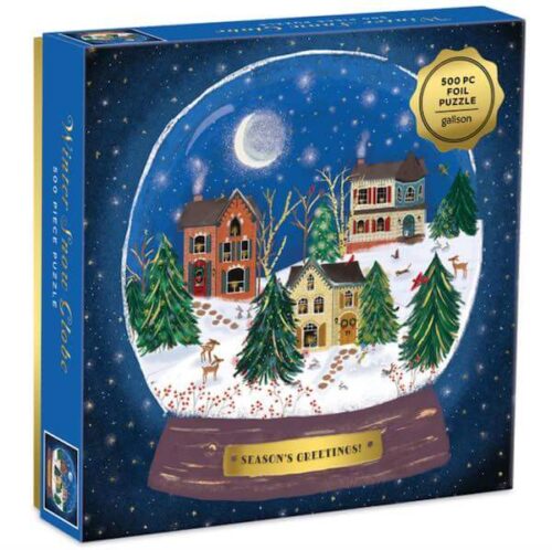 Winter Snow Globe Puzzle