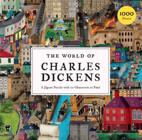 The World of Charles Dickens 1000 Piece Puzzle: A Jigsaw Puzzle with 70 Characters to Find