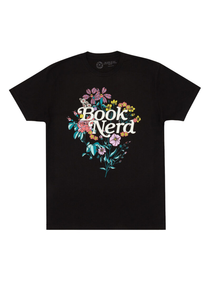 Book Nerd Floral T-Shirt (Unisex)