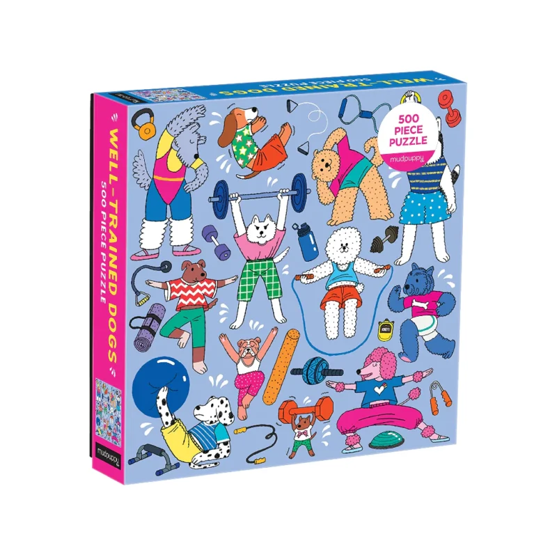 Well-Trained Dogs 500 Piece Family Puzzle