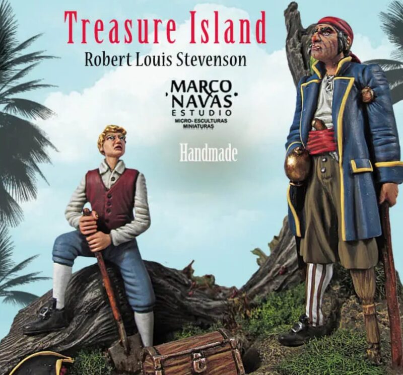 Treasure Island Figurine, sculpted by Marco Navas