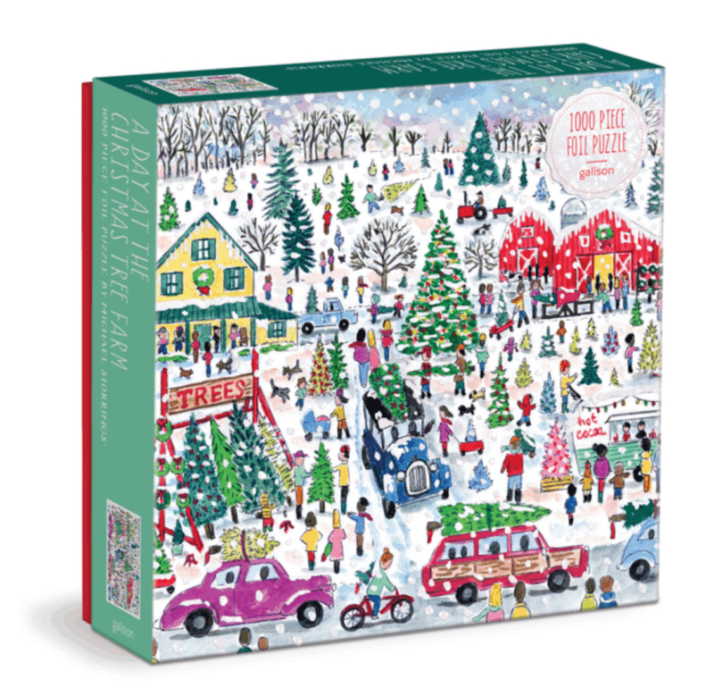 Michael Storrings Christmas Tree Farm 1000 Piece Foil Puzzle