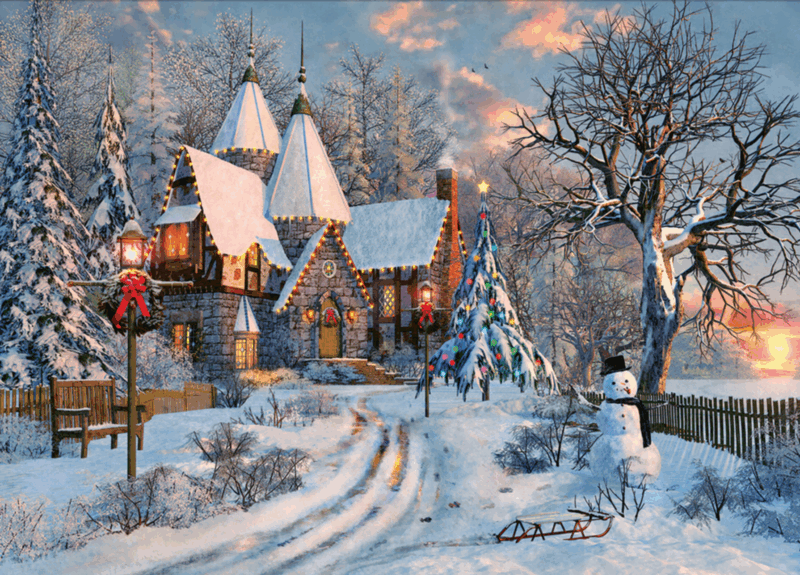 Christmas Cottage by Dominic Davison