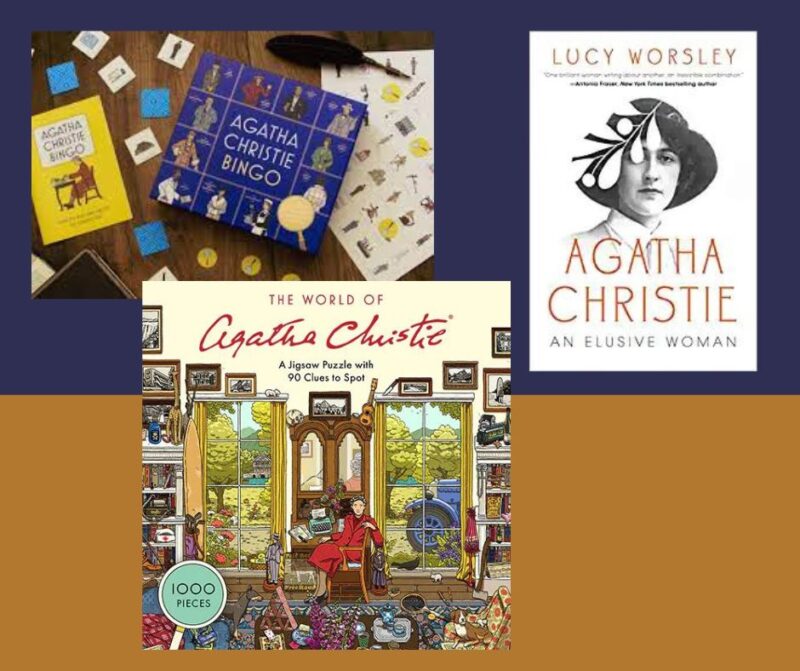 Agatha Christie Gift Pack: Lucy Worsley Biography, Jigsaw Puzzle, and Agatha Christie Bingo