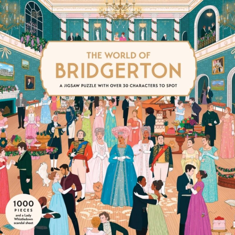 The World of Bridgerton 1000 Piece Puzzle: A 1000-Piece Jigsaw Puzzle with Over 30 Characters to Spot