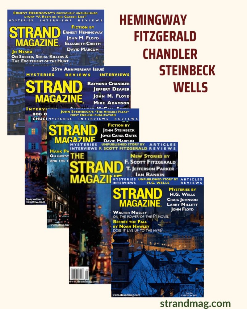 Literary Giants Box Set: Previously unpublished stories by Steinbeck, Hemingway, Wells, Fitzgerald, and Chandler