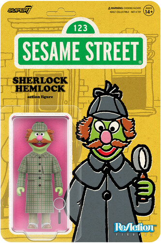 Super7 - Sesame Street - ReAction Figures Wv3 - Sherlock Hemlock