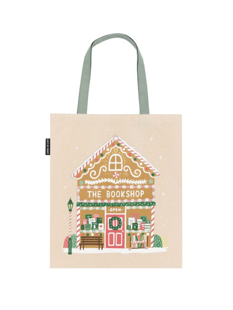 Gingerbread Bookshop Tote Bag
