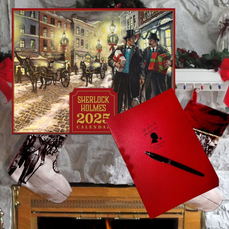 Sherlock Holmes Calendar 2025 PLUS Free Baker Street Planner