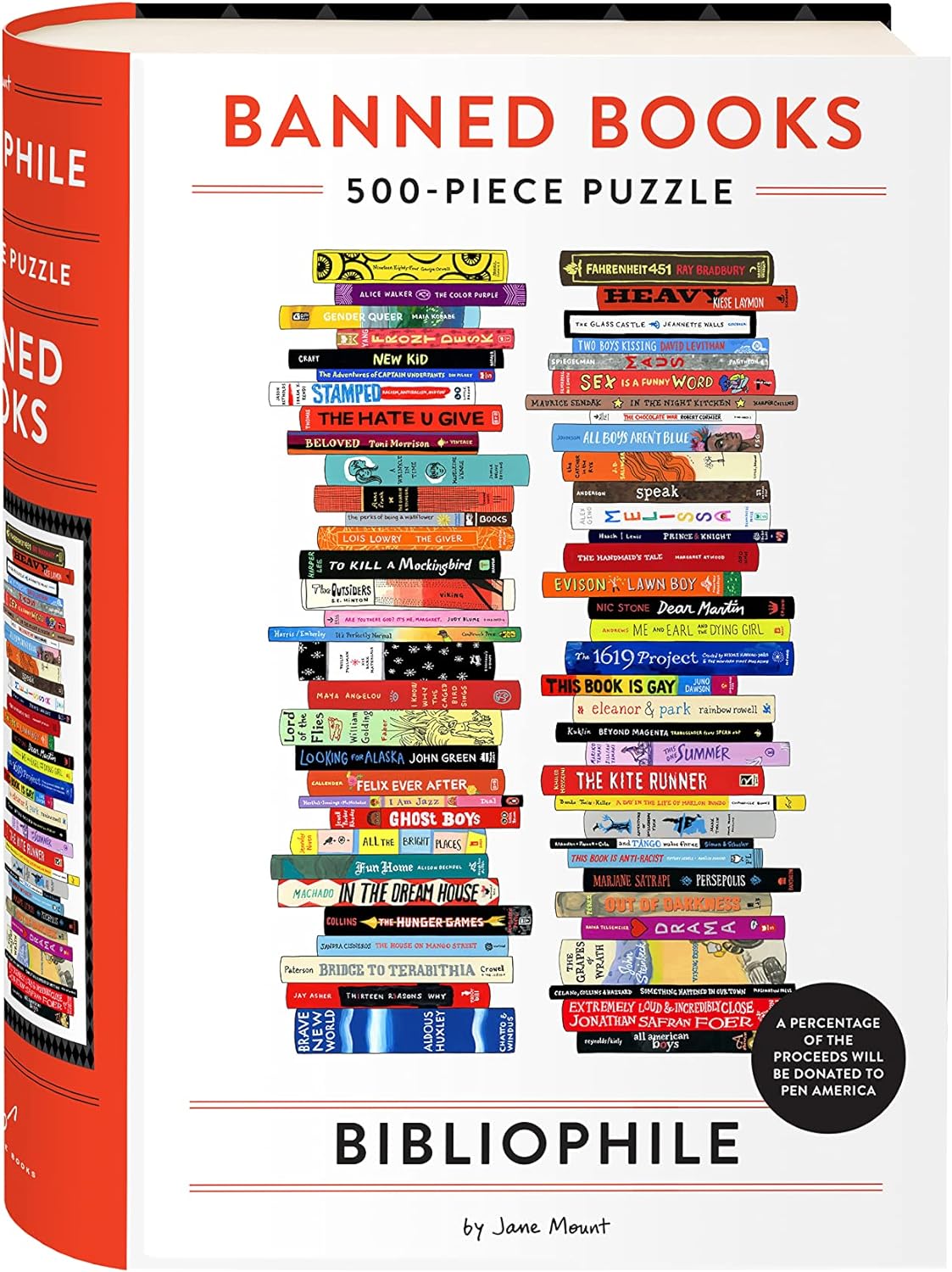 Bibliophile Banned Books 500-Piece Puzzle - Strand Magazine