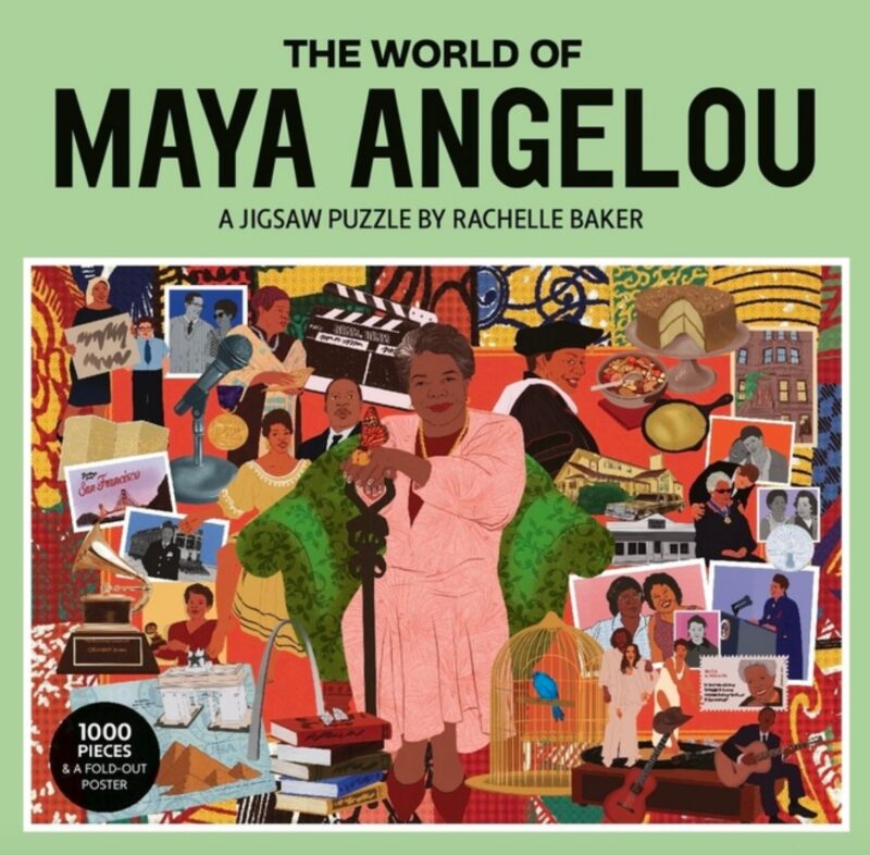 The World of Maya Angelou 1000 Piece Puzzle: A Jigsaw by Rachelle Baker