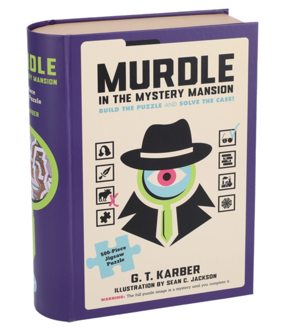 Murdle in the Mystery Mansion 500-Piece Jigsaw Puzzle (Murdle)